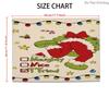 2D Flat 4pcs Santa Claus Christmas Placemats for Festive Table Decorations And Holiday Parties