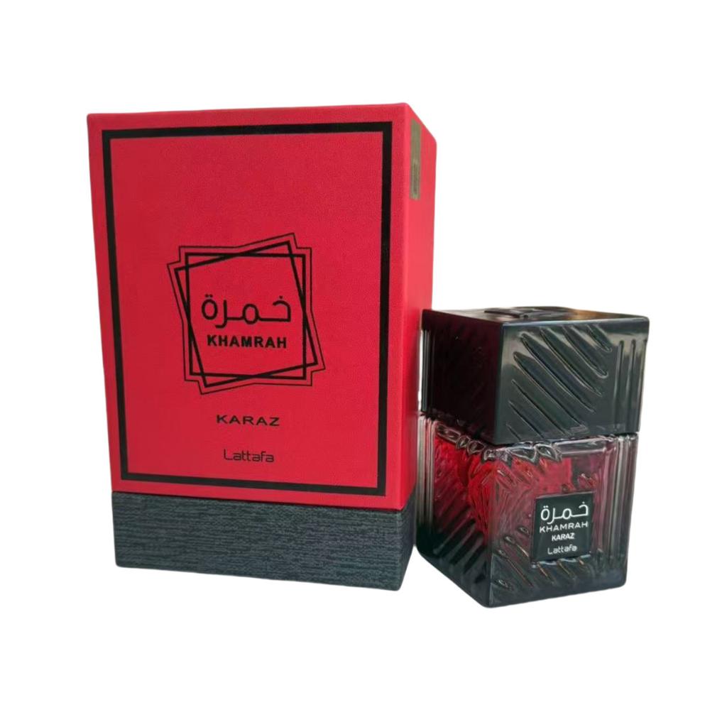 Khamrah Lattafa Perfume Unisex EAU Emiratos Árabes Unidos Fragancia de Oriente Medio para Hombres y Mujeres Eau de Parfum Aroma de Moda