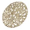 Golden Iron Branch Wall Decor Iron Round Iron Wall Art  Indoor Space Ornament