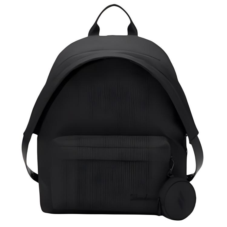 

Skechers Simple Solid Color Versatile Fabric Backpack Men Backpacks Carbon-Black L324U128-0018 Carbon Black,Medium