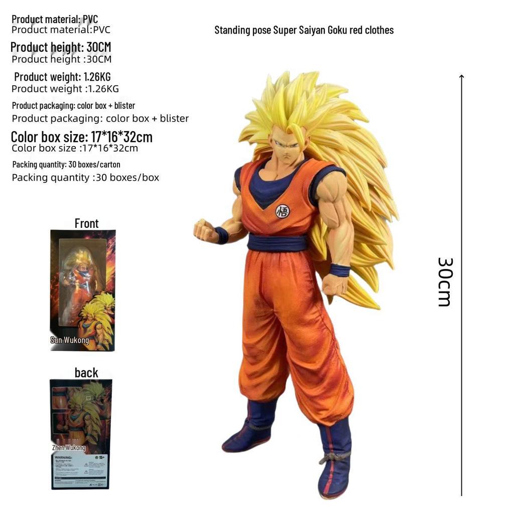 Super Saiyan 3 Goku Dragon Ball Figur Ornament
