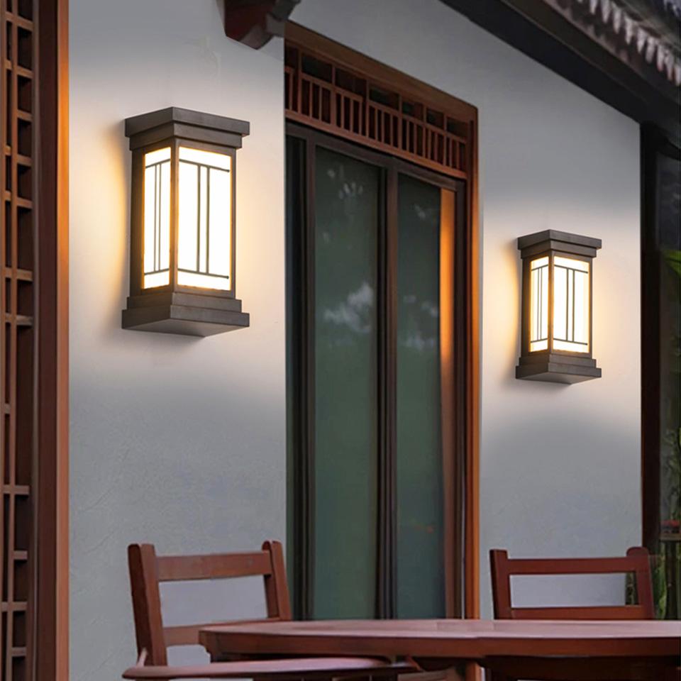 Led Outdoor Wall Light Waterproof IP66 Motion Sensor Led Outdoor Lighting Porch Lights Balcony Garden Lights Outdoor Wall Lamp