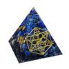 Orgonite Pyramid Chakra Natural Crystal Resin  Craft Jewelry Ornaments Crafts