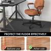 Anti Slip Office Chair Mat Self-adhesive Rolling Wheelchair Carpet  Wood Floor Protection