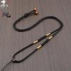 Hand-woven Adjustable Gold Jade Pendant Rope for Men and Women