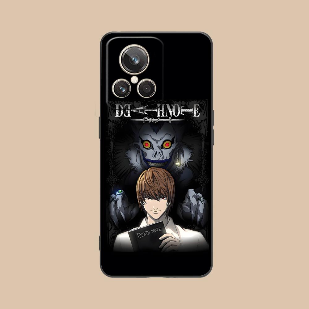 Death Note Kira Light Mobile Phone Case for Realme 15 14 13 12 11 10 9 Pro Plus T i Lite 5G Colorful Printing Cover Luxury Cover