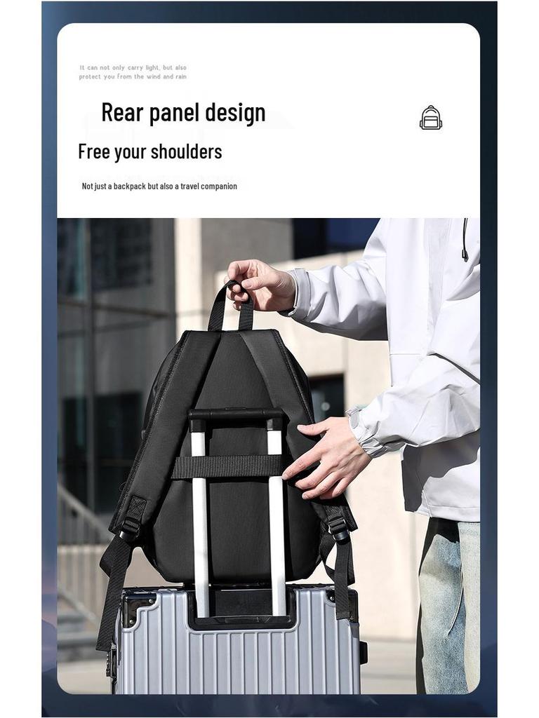 Durable, Large-Capacity Cross-Border Travel Backpack with Logo Printing