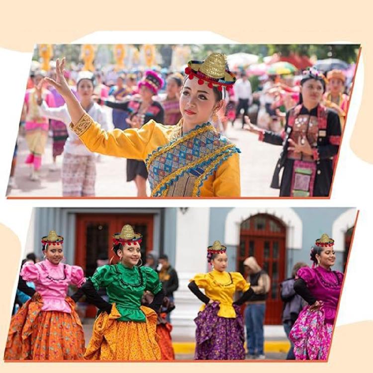 Washing Face Headbands Weaving Sombrero Hat Shape Headband Woman Spa Makeup Hairband Makeup Taking Photos Headpiece