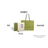 Gucci Horsebit Pattern Gold Tone Hardware Leather Card Holder Women's Dark Brown