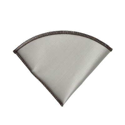Kaffeefilter-Tropfer Edelstahl-Netzfilter konisch für 1-2 Tassen faltbar UW-3534 Silber Produktgröße (Ca.) Breite 12 x Höhe