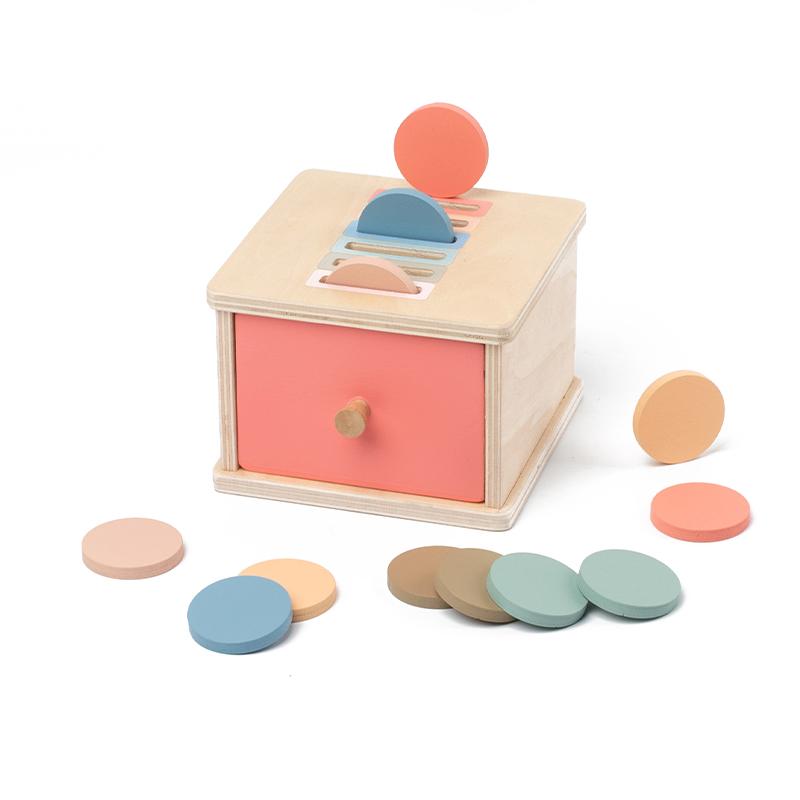 Wooden Color Shape Sorting Toys Drawer Box Busy Board Matching Game Fine Motor Sensory Toys Montessori Learning For Baby Gifts