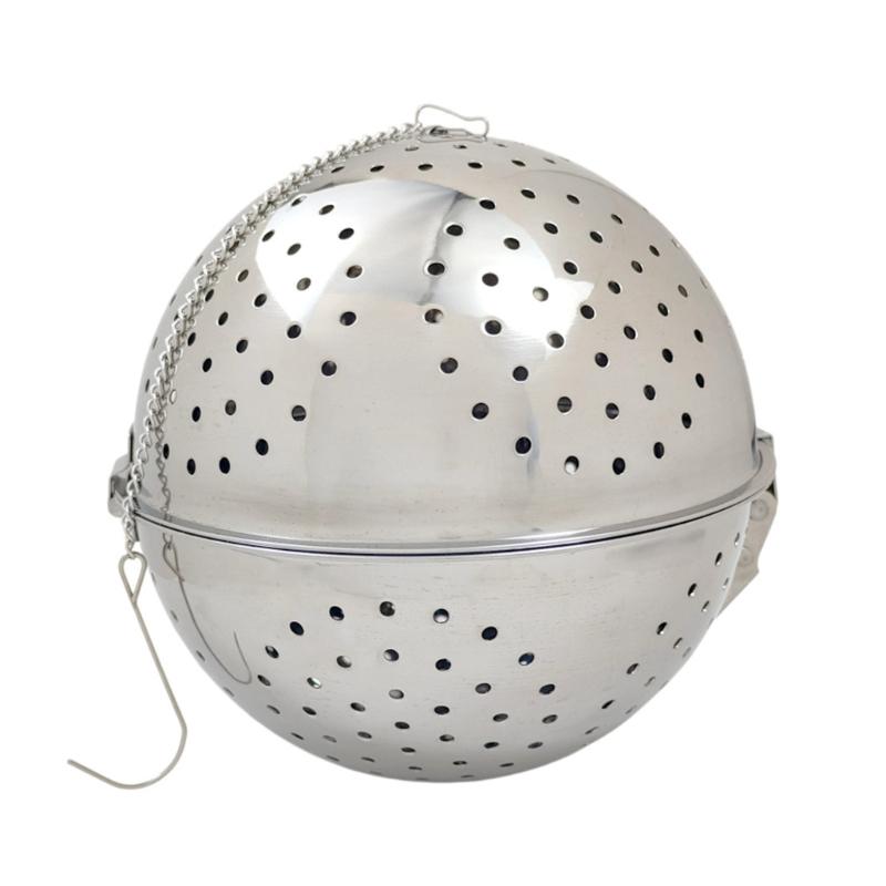 Premium 304 Stainless Steel Tea Infuser Ball with Extended Chain Hook Easy Cleaning Seasoning Ball Strainer