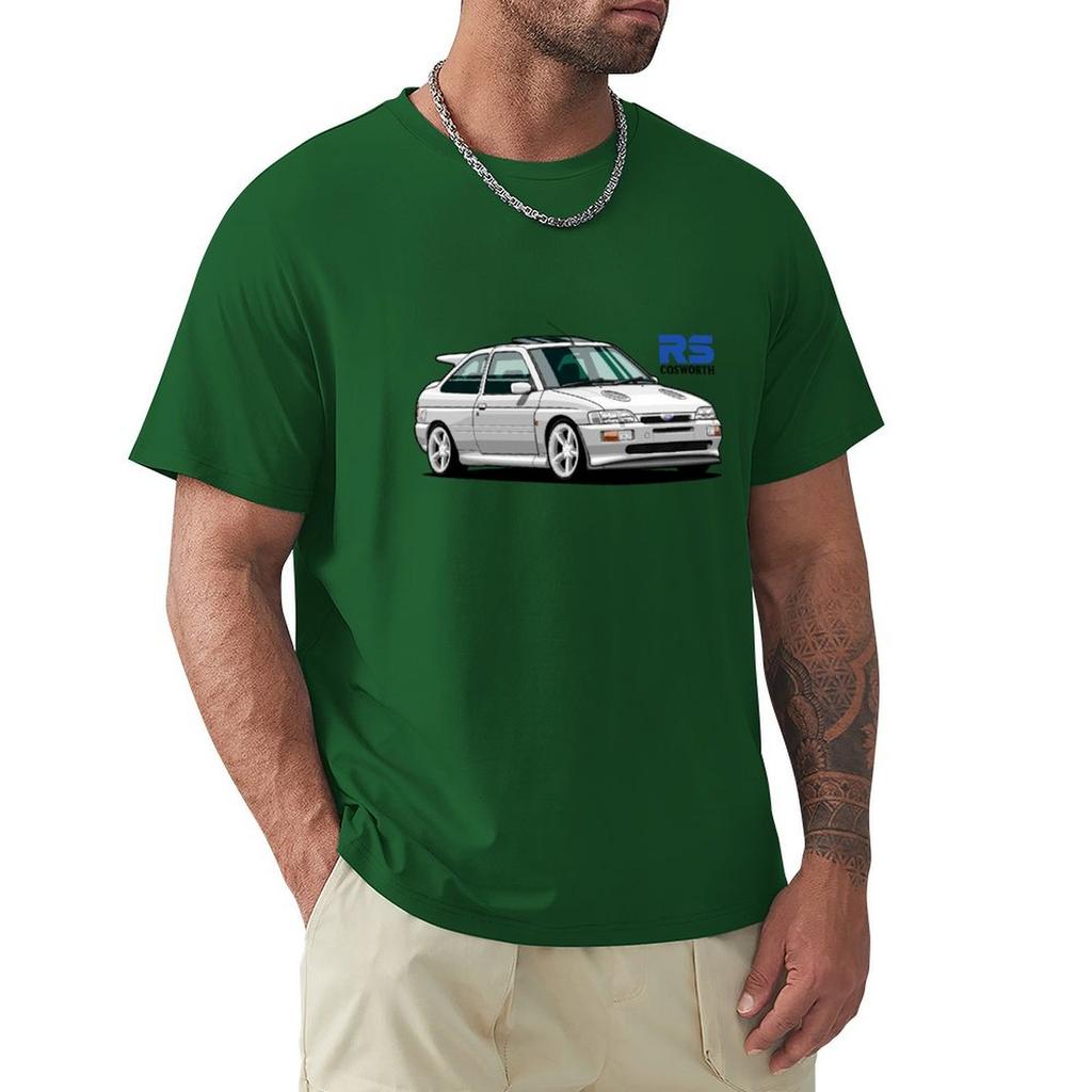 Escort Rs Cosworth (White) T-Shirt Boys Animal Print Oversized T Shirt For A Boy T Shirt Men