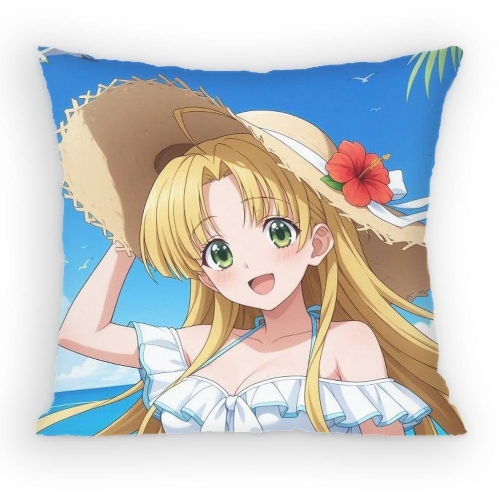 High School DxD Asia Argento Pillow Case Antidustmite Pillowcase Invisible Zipper Silky Sofa Cushion Cover for Bedroom