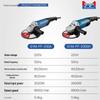 Dongcheng 125mm Brushless Corded Angle Grinder CN plug (adapter included)