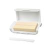 Butter-Teilungs-Aufbewahrungsbox mit Deckel Käse-Aufbewahrungsbox Kunststoff-Butterbehälter für Küchen Kühlschrank Einfach zu bedienen