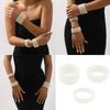 Faux Pearls Accessory Multipurpose Wear Resists Tarnish Cuff Bracelet Elegant Work and Party Wear Wristchain