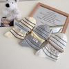 Sock Children's Short Socks, Summer and Spring Rolled-edge Striped Thin Summer Girls' Versatile Short Tube Socks