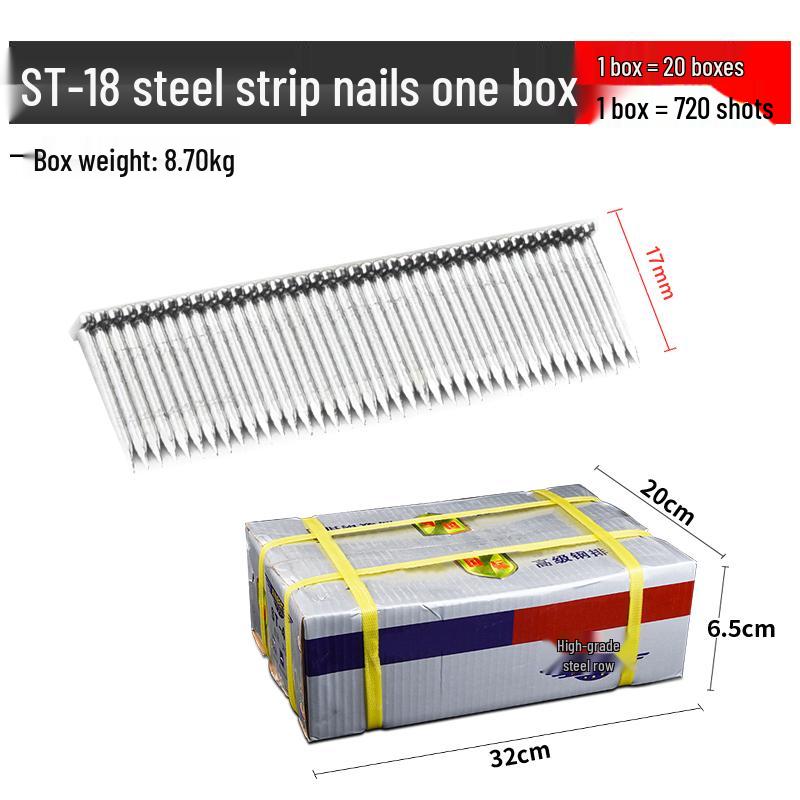 ST Series Steel Strip Pneumatic Nails: Concrete & Carpentry ST18-ST45