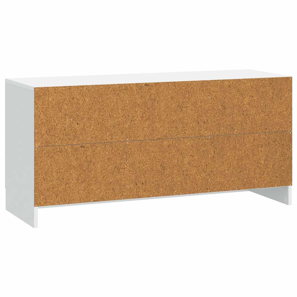 White TV Cabinet 99 x 34.5 x 47 cm Particleboard