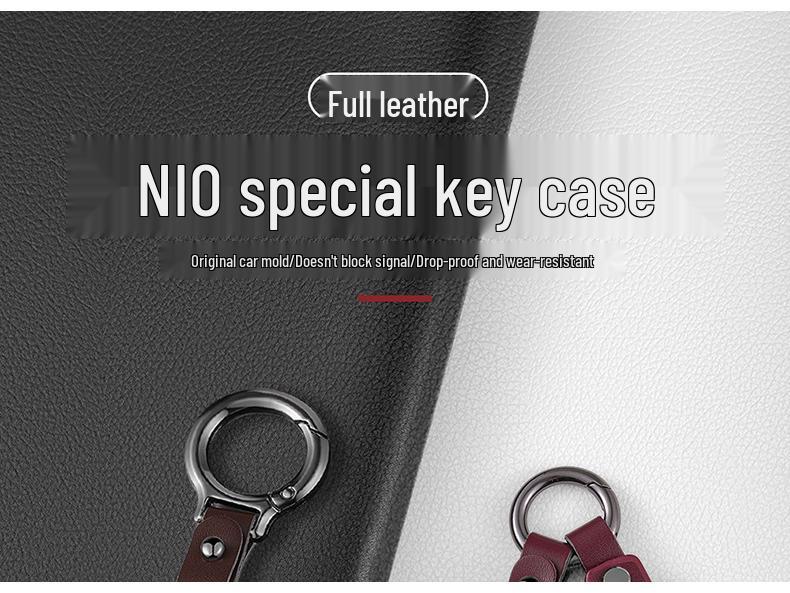 NIO ES6 Kartenetui: Echtlederbeutel für 25 Modelle (ET5T/ET5/EC6/ES8/ET7/ES7/EC7)