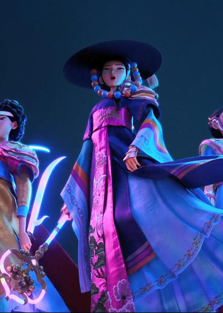 Cosplay-pop witch-hunting girl group cos suit, Hallyu ancestor big hat Celine cosplay stage performance suit