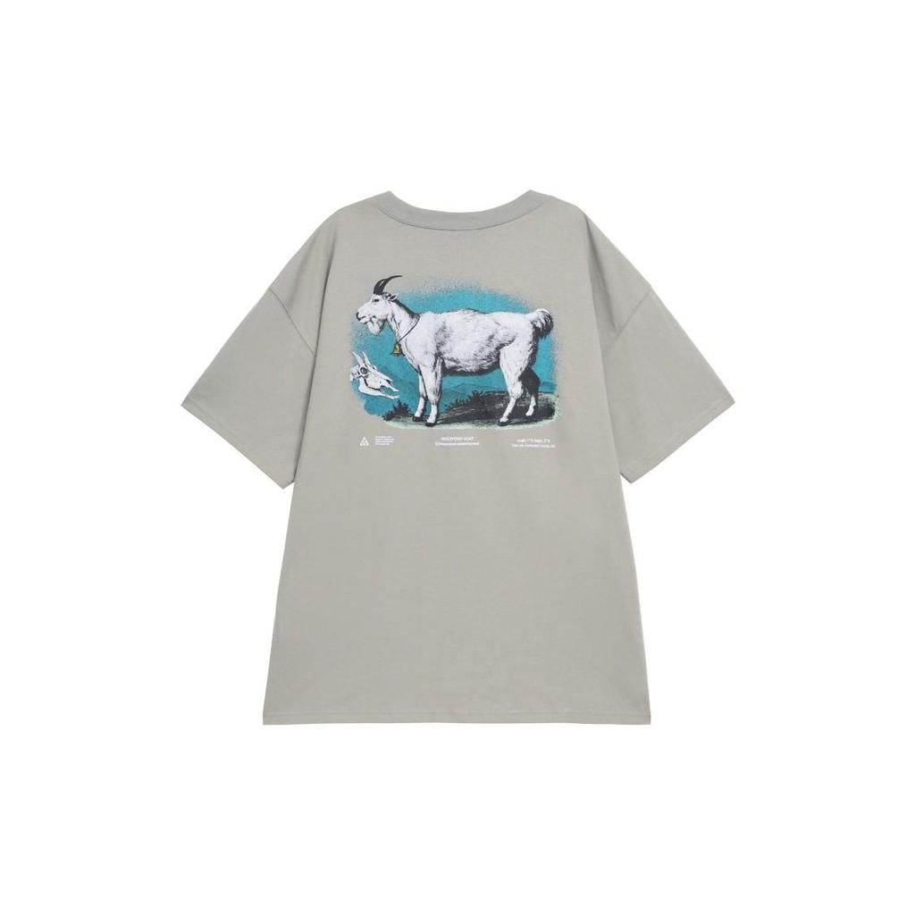 Nike ACG men's gray quick-dry loose-fit short-sleeve T-shirt with letter print FV3493-053