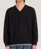 Beoteunseoul Wool Blend Layered V-Neck Knit (Black)