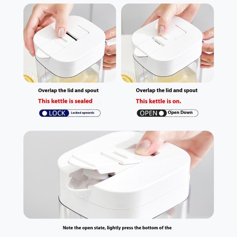 Mehrzweck-Wasserkrüge für den Heimgebrauch, Kaltwasserkessel, Getränkebehälter, Wasserkrüge mit großem Fassungsvermögen und Griff, einfach zu bedienen