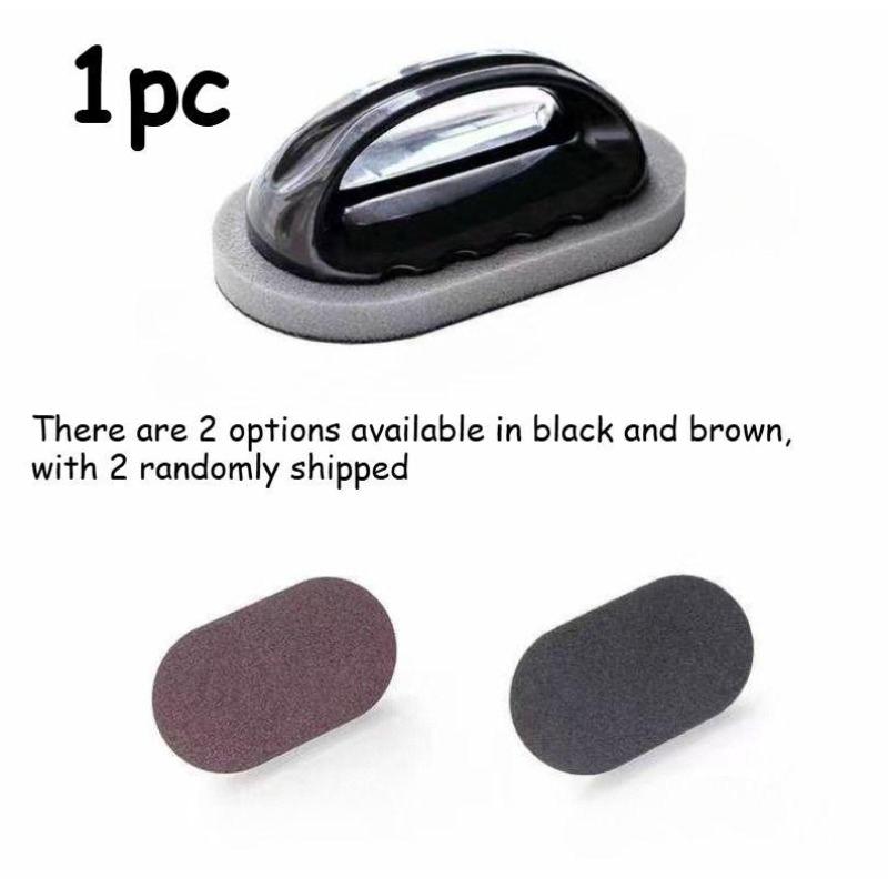 

1pc Magic Emery Sponge with Handle - Reusable Kitchen Scrub Pad for Pots, Pans & Sinks | Durable Cleaning Brush for Home Use