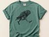 Surreal Owl T-Shirt – Funny Long-Leg Owl Graphic, Vintage Weird Bird Tee, Comfort Colors Unisex Shirt, Quirky Nature Gift