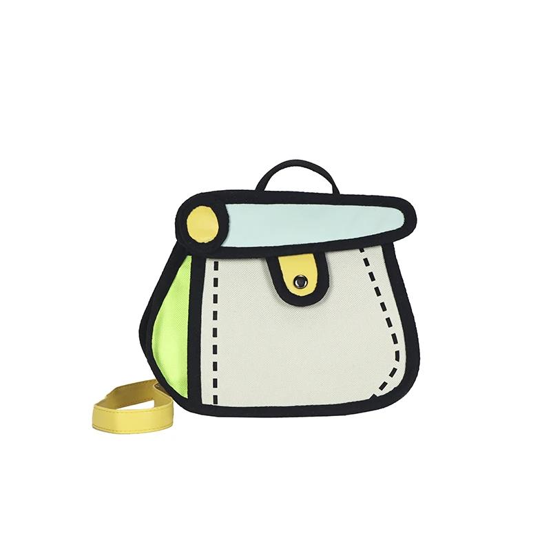 POLYESTER 2D Polyester Square Shoulder Bags Cute Color Matching Women's Bags Sale 2026 Brand Casual Design Sense Handbags