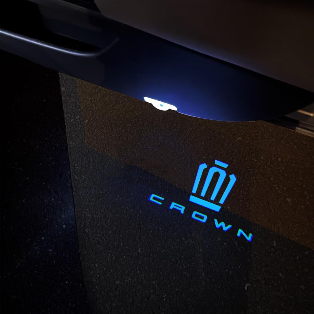 

2025 Toyota Crown Estate Приветственная светодиодная лампа подсветки двери с HD-логотипом, совместимая с дверью автомобиля Toyota Crown Estate, включает Crown Estate