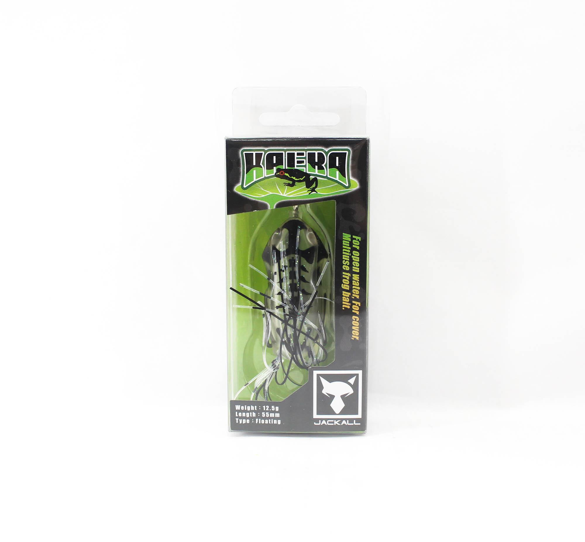 

Jackall Kaera Frog Мягкая пластиковая плавающая приманка Трава Лягушка Кость (7717)