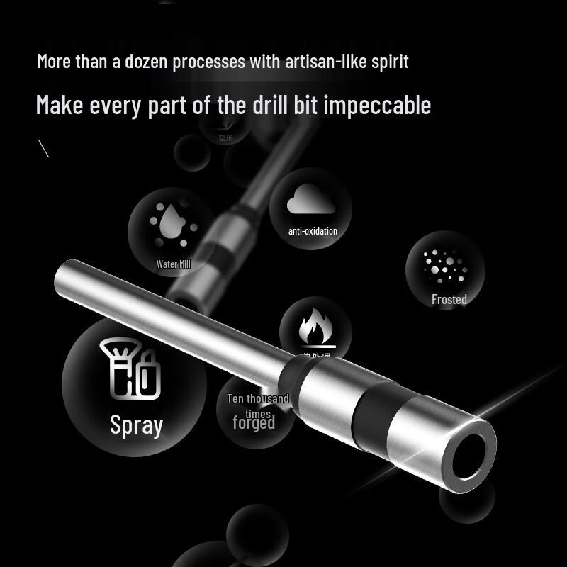 Deli 14740 Hollow Drill Bit CN plug (adapter included)