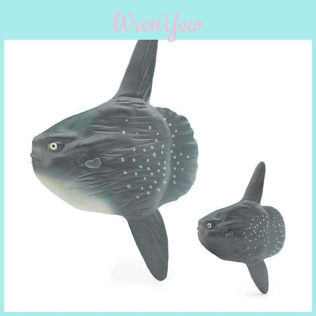 Creature Oceaniche Pesce Luna Replica in PVC con Movimento Dinamico per Bambini Apprendimento e Gioco