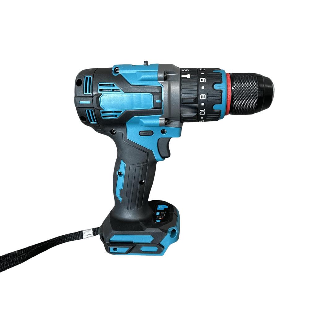 Cordless 13mm Brushless Hand Drill with Hammer Function and Rechargeable Lithium Battery