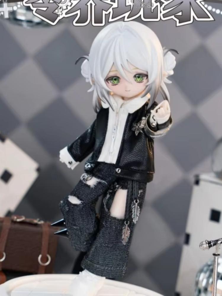 

New Come4Free 1/12 Ob11 Chinese Traditional Style Series Trendy Li Yuan Shui Meng Shan Shui Yun Mint Doll Anime Costume Set only clothes