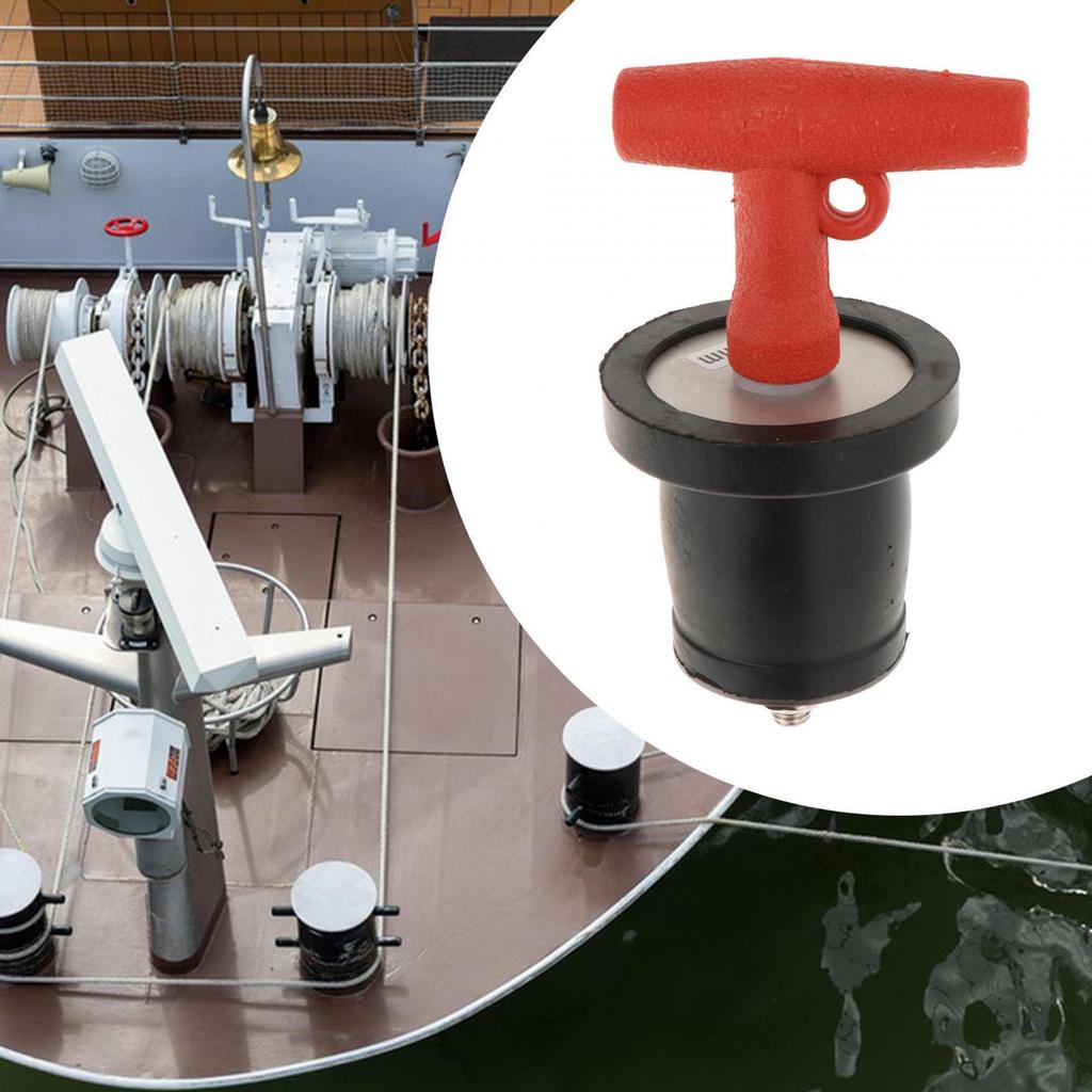 Tapón de drenaje de compresión para barco, manija en T, tubería, plomería, tapón de drenaje, expansión de goma