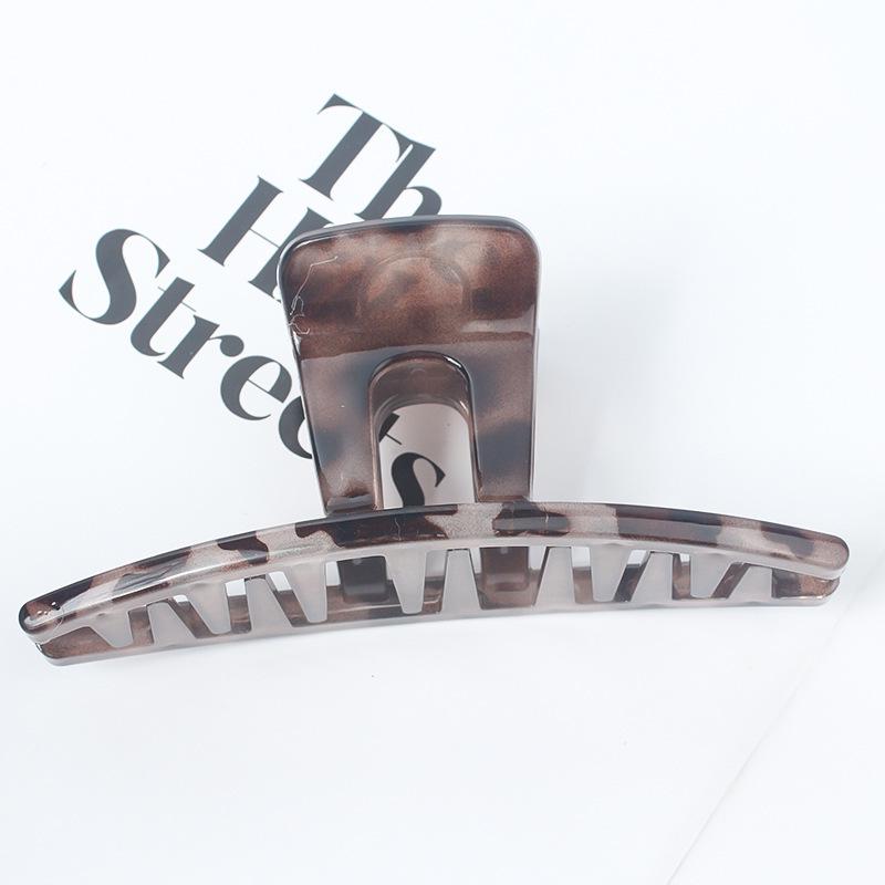 

Korean Style Women s Claw Clip Updo: 2024 Simple, Versatile Headdress 125x50x55mm жовтий