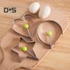 5Pcs Egg Mold Ring Easy To Clean Creative Round Heart Shapes Stainless Steel Frying Egg Mold for Home Kitchen