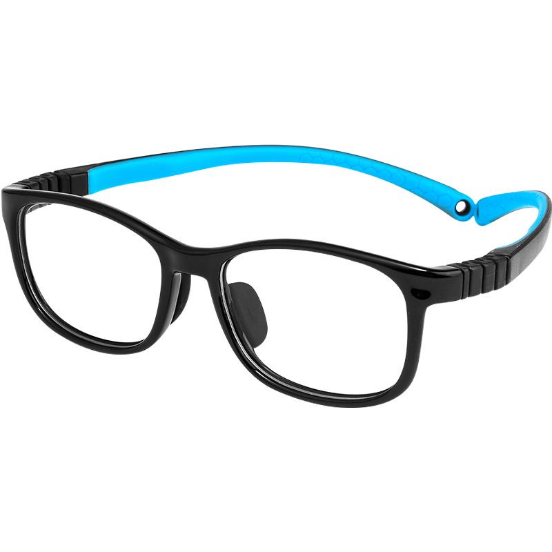 Ultra-Light Silicone Kids' Glasses Frame 9017ET: Durable Myopia Frames for Boys and Girls