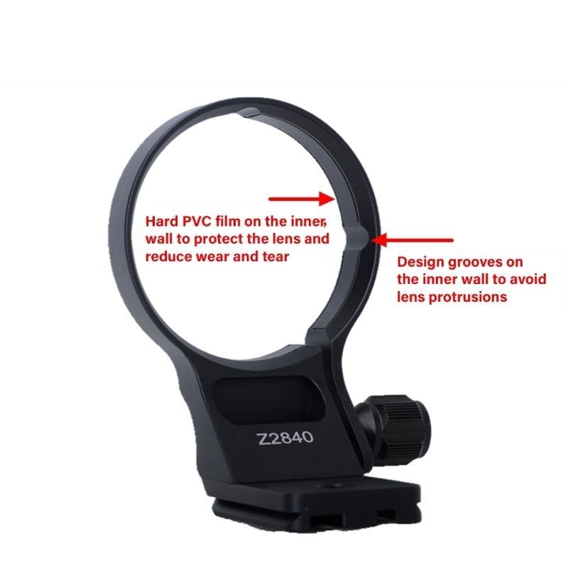 Colar de Montagem de Tripé IS-Z2840 para Lentes Z 28-400mm F4-8 VR e Z 70-180mm F2.8 para Fotografia Vertical
