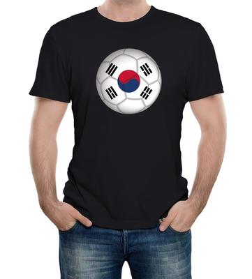 Mens South Korea Football Supporter T-Shirt World Cup Euros Copa America