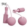 Indoor Fitness Equipment 1 Pair Cordless Jump Rope with Weighted Balls, Ropeless Skipping for Fat Burning Weight Loss, Anti-slip Handle Men