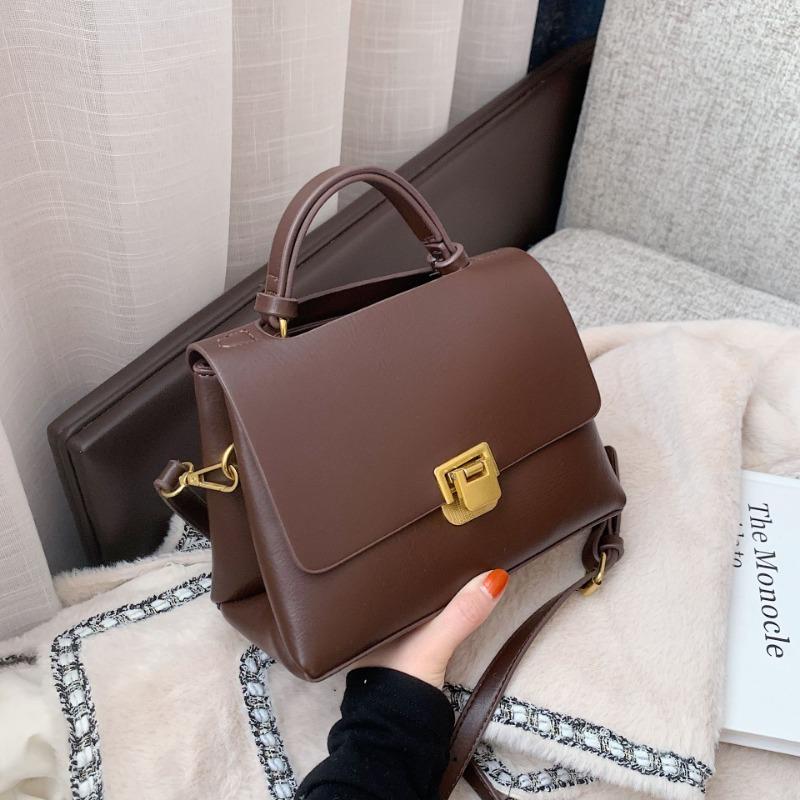 Premium Sense Niche Small Bag Women's Bag New Trendy Autumn and Winter Retro Portable Versatile Single Shoulder Oblique
