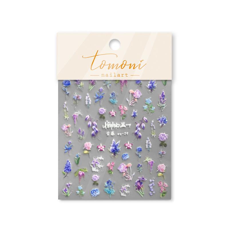 

Цветочная каллиграфия наклейки для ногтей своими руками изготовление креативных декоративных наклеек wy-29