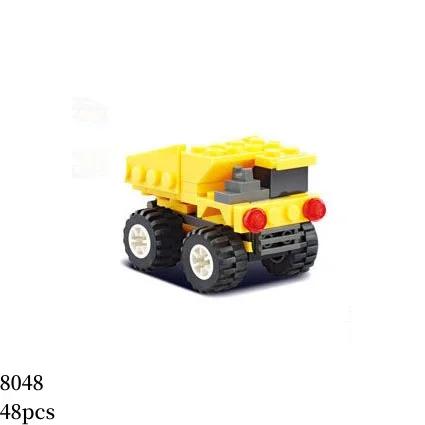 MOC Engineering Truck Building Blocks City Construction Crane Bulldozer Car Bricks Set Children Kids Toys for Boy