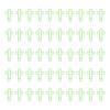 50 Pcs Crosses Shaped Paper Clips Metal Paperclips Bookmarks Office Clips Planner Clips Office Supplies for Student