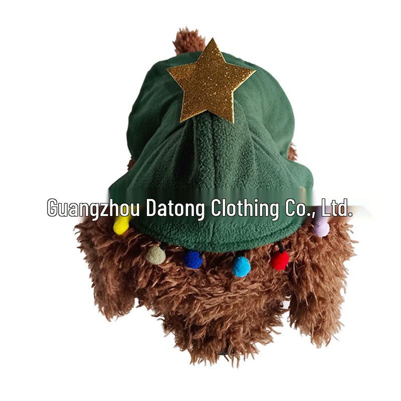 Festive Christmas Tree Shawl for Pets: Winter Cloak for Dogs and Cats